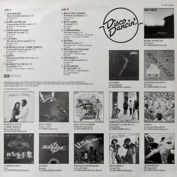 Various : Disco Dancin' (14 Original Hits) (LP, Comp)