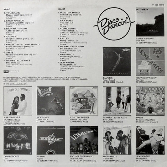 Various : Disco Dancin' (14 Original Hits) (LP, Comp)