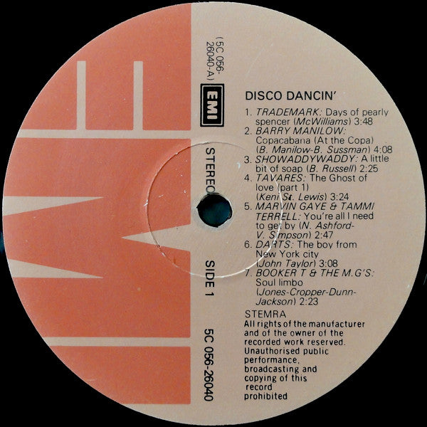Various : Disco Dancin' (14 Original Hits) (LP, Comp)