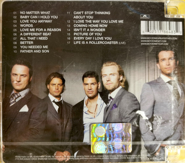 Boyzone : Back Again... No Matter What - The Greatest Hits (CD, Comp, Sup)