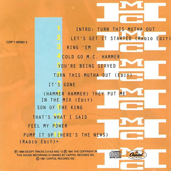 MC Hammer : Let's Get It Started (CD, Album)