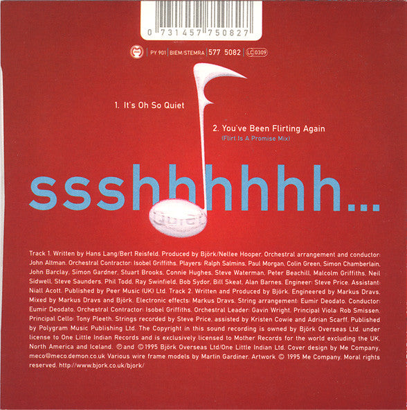 Björk : It's Oh So Quiet (CD, Single, Car)