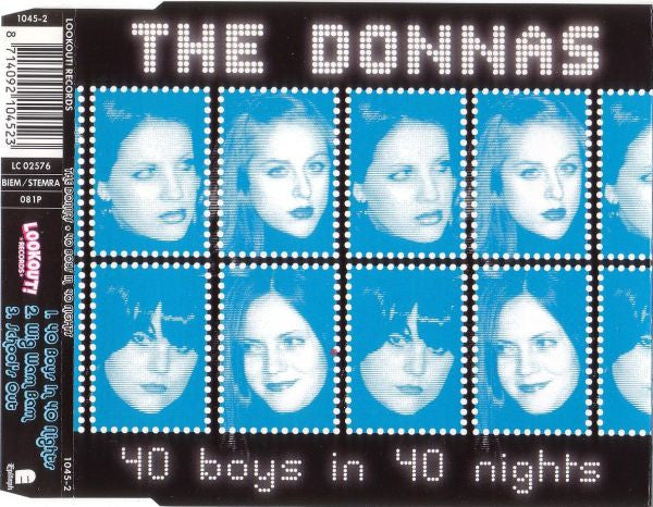 The Donnas : 40 Boys In 40 Nights (CD, Single)