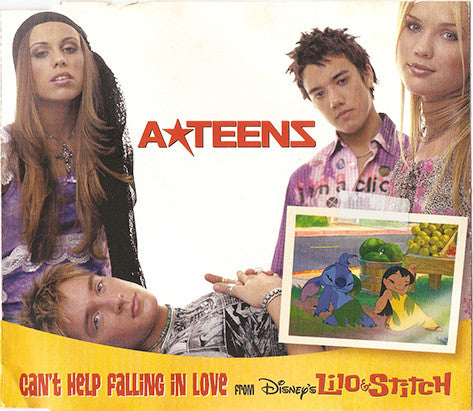A*Teens : Can't Help Falling In Love (CD, Single)