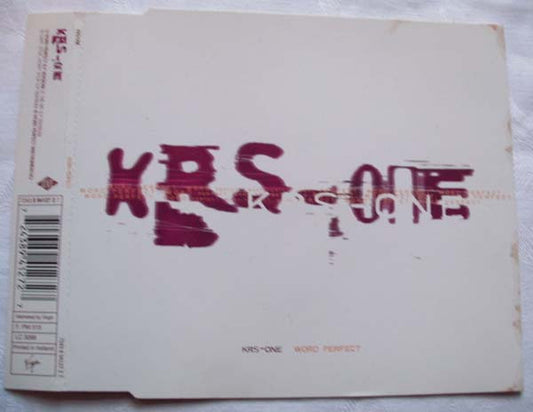 KRS-One : Word Perfect (CD, Maxi)