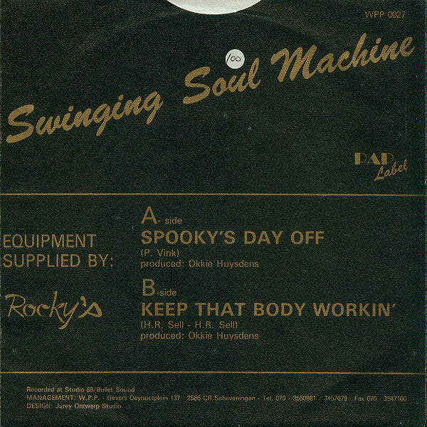 Swinging Soul Machine : Spooky's Day Off (7", Single)