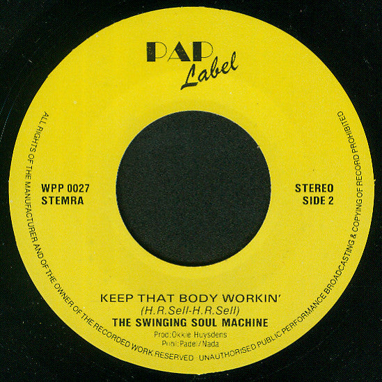 Swinging Soul Machine : Spooky's Day Off (7", Single)