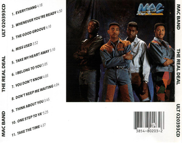 Mac Band Featuring The McCampbell Brothers : The Real Deal (CD, Album)
