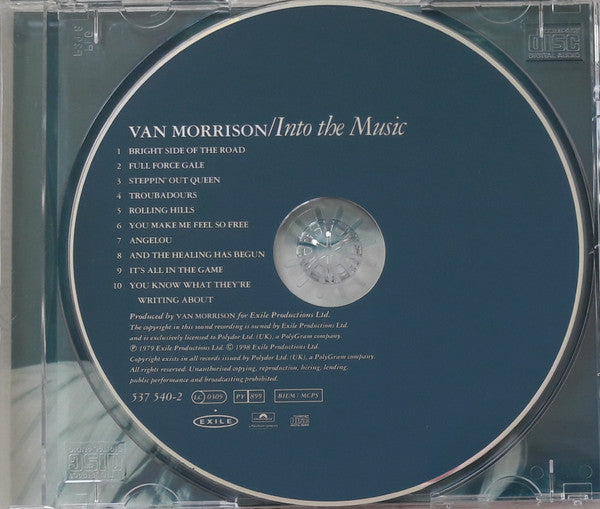 Van Morrison : Into The Music (CD, Album, RE, RM)