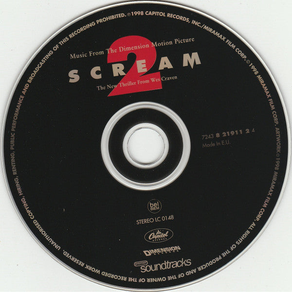 Various : Music From The Dimension Motion Picture Scream 2 (CD, Comp)