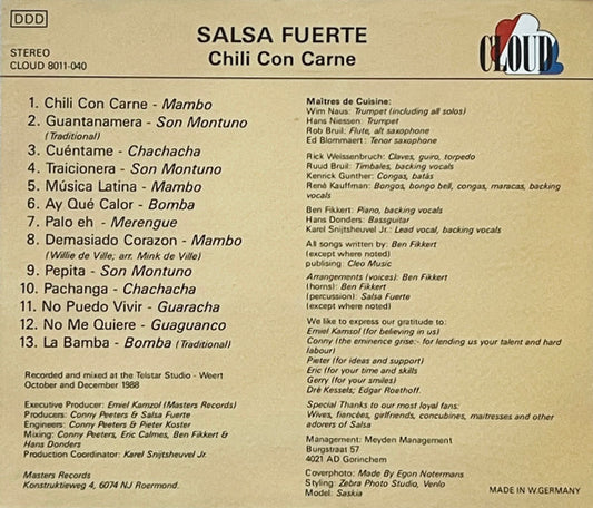 Salsa Fuerte : Chili Con Carne (CD, Album)