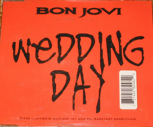 Bon Jovi : Wedding Day (CD, Single, Ltd, Kar)