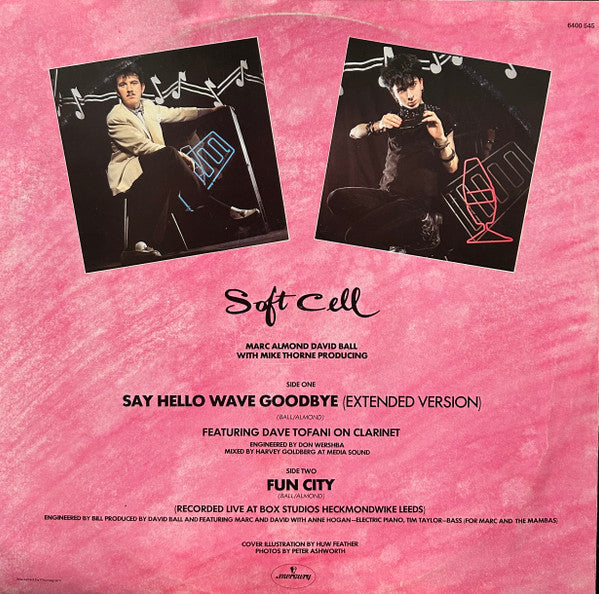 Soft Cell : Say Hello, Wave Goodbye (12")