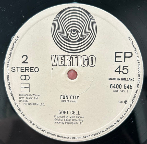 Soft Cell : Say Hello, Wave Goodbye (12")