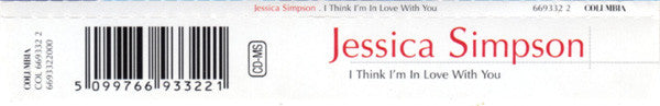 Jessica Simpson : I Think I'm In Love With You (CD, Maxi)
