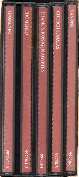 Wolfgang Amadeus Mozart : Idomeneo / Thamos, König In Ägypten / Ballet Music Idomeneo, Les Petits Riens / Church Sonatas / Canons  (3xCD + CD + CD + CD + Box, Comp)