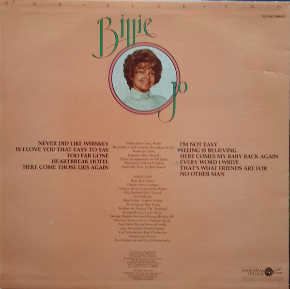 Billie Jo Spears : I'm Not Easy (LP, Album)