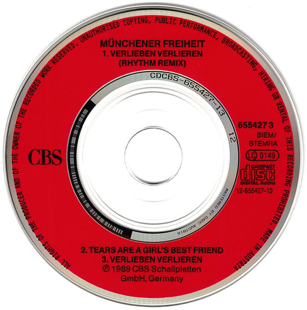 Münchener Freiheit : Verlieben Verlieren (CD, Mini)