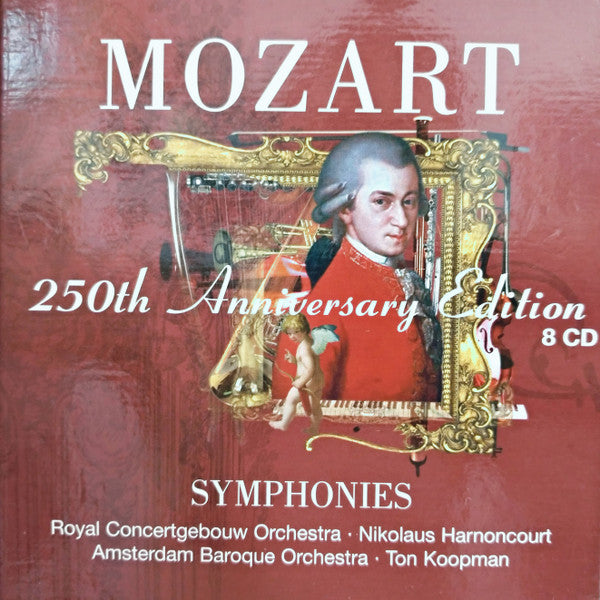 Wolfgang Amadeus Mozart, Concertgebouworkest, Nikolaus Harnoncourt, The Amsterdam Baroque Orchestra, Ton Koopman : Symphonies (8xCD + Box)