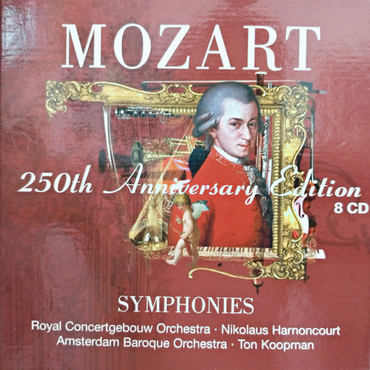 Wolfgang Amadeus Mozart, Concertgebouworkest, Nikolaus Harnoncourt, The Amsterdam Baroque Orchestra, Ton Koopman : Symphonies (8xCD + Box)