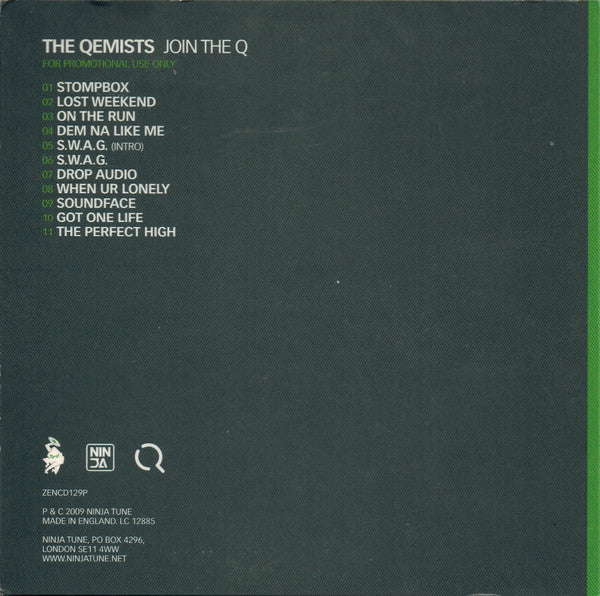 The Qemists : Join The Q (CD, Album, Promo, Car)