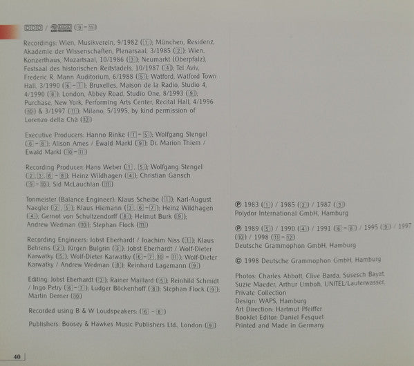 Mischa Maisky : The Artist's Album (CD, Comp)