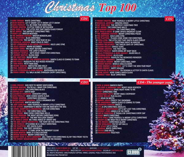 Various : Christmas Top 100 (Box + 4xCD, Comp)