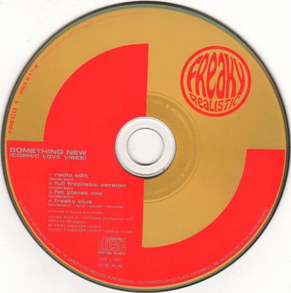 Freaky Realistic : Something New (Cosmic Love Vibes) (CD, Single)