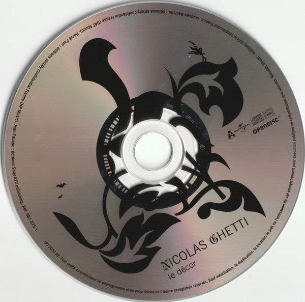 Nicolas Ghetti : Le Décor (CD, Album, Enh)