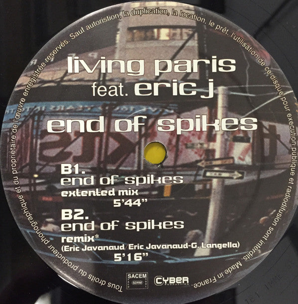 Loving Paris Featuring Eric Javanaud : End Of Spikes (12")