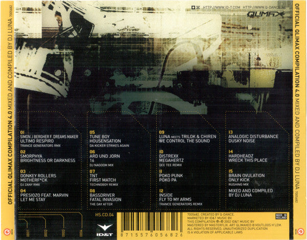 Various : Qlimax - Official HS Virus Compilation 4.0 (CD, Comp, Mixed)