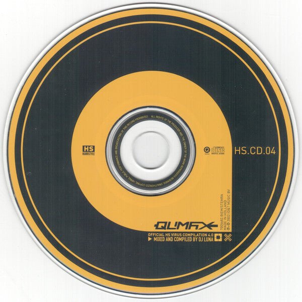 Various : Qlimax - Official HS Virus Compilation 4.0 (CD, Comp, Mixed)