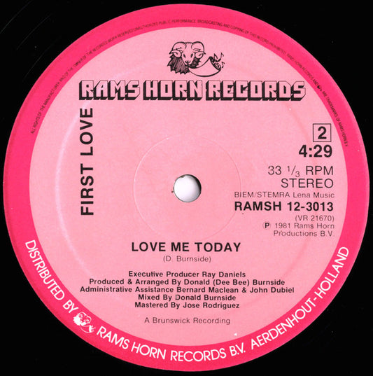 First Love : Don't Say Goodnight (12", Single)