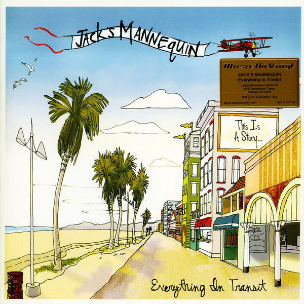Jack's Mannequin : Everything In Transit (LP, Album, Ltd, Num, RE, Tra)