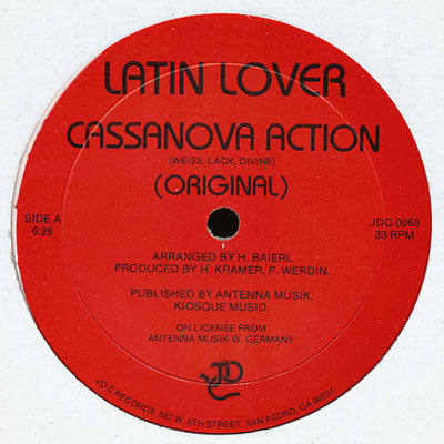 Latin Lover : Cassanova Action (12")