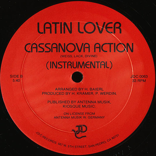 Latin Lover : Cassanova Action (12")