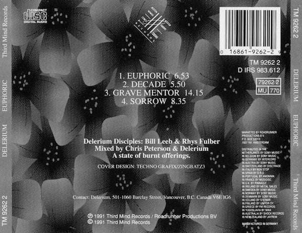 Delerium : Euphoric (CD, EP)