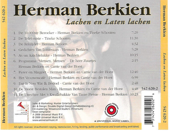 Herman Berkien : Lachen en Laten Lachen (CD, Comp)