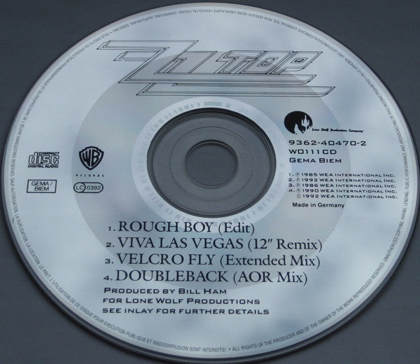 ZZ Top : Rough Boy (CD, Single)