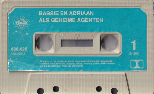 Bassie & Adriaan : Als Geheime Agenten (Cass, Whi)