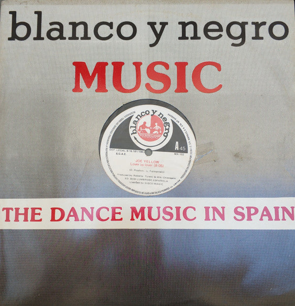 Joe Yellow : Lover To Lover (12")