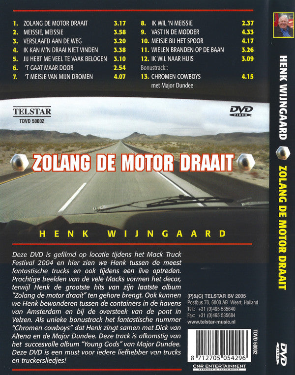 Henk Wijngaard : Zolang De Motor Draait (DVD)
