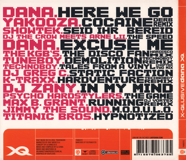 Dana : X-Qlusive Dana (CD, Comp, Mixed)