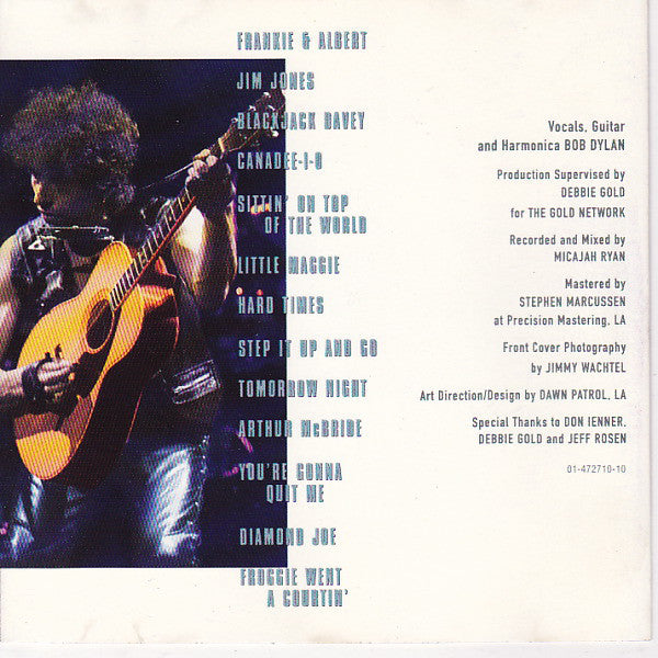 Bob Dylan : Good As I Been To You (CD, Album)