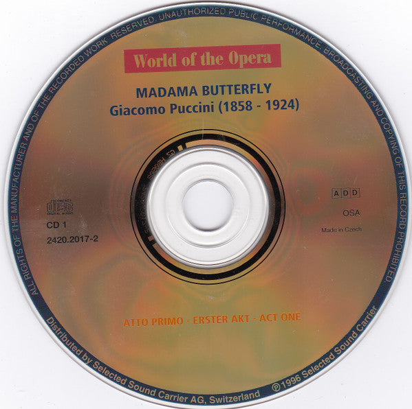 Giacomo Puccini : Madama Butterfly (3xCD, RE, Spe)
