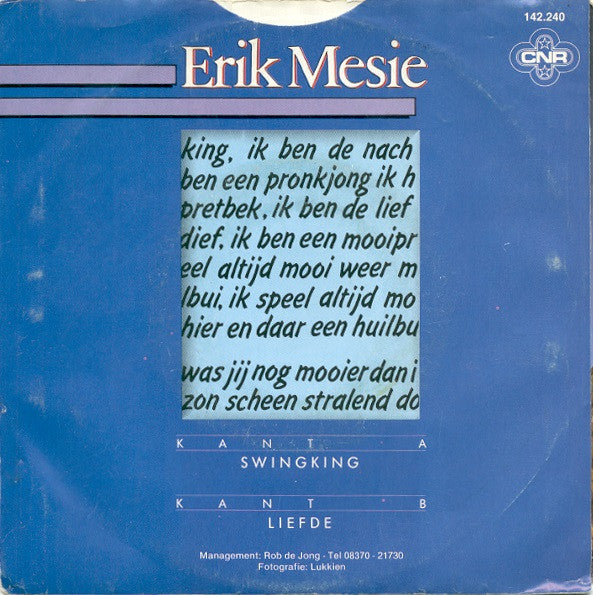 Erik Mesie : Swingking (7", Single)