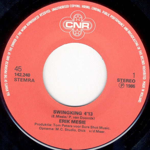 Erik Mesie : Swingking (7", Single)