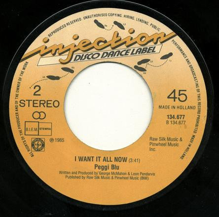 Peggi Blu : Girls It Ain't Easy (7", Single)