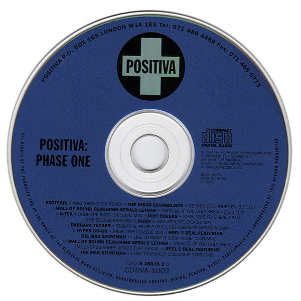 Various : Positiva: Phase One (CD, Comp)