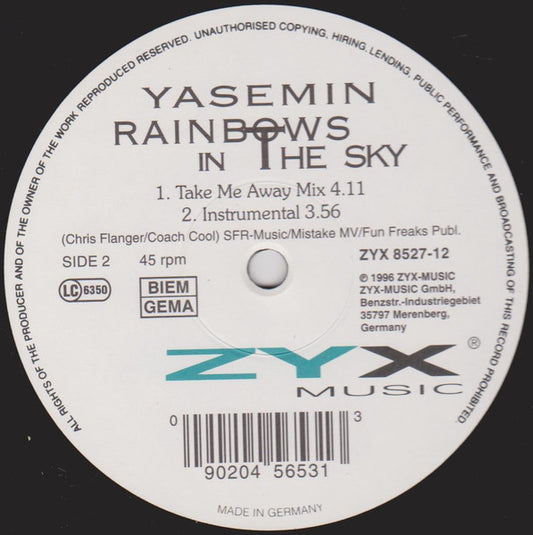 Yasemin : Rainbows In The Sky (12")